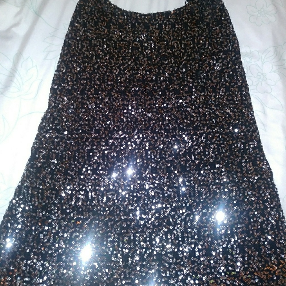 Sequined dress top